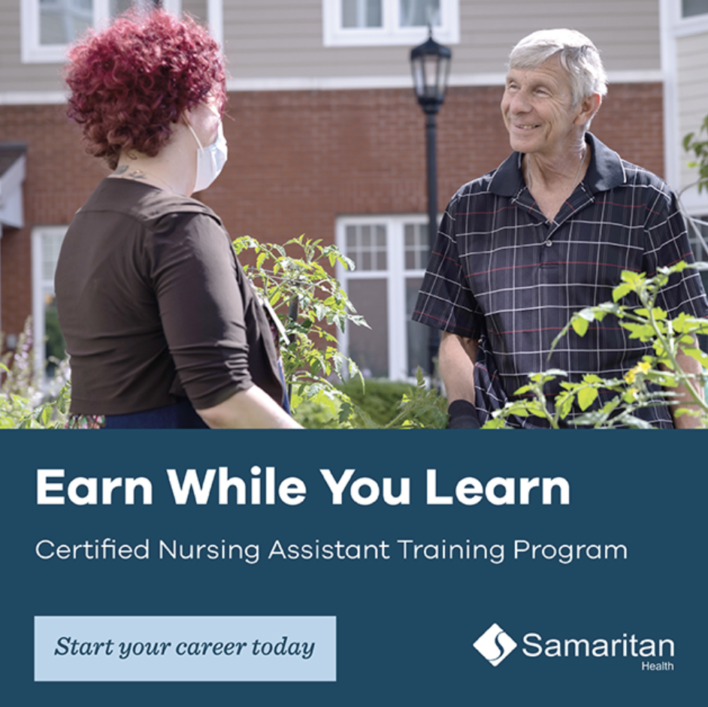 Illustrative image for Samaritan's Certified Nursing Assistant Training Program. Click for more information.